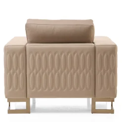 Poltrona Zaffiro Square-Based Beige*Franco Bianchini Outlet