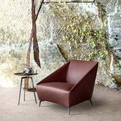 Poltrona Zoe Borgogna di Giuseppe Bavuso*Alivar Online