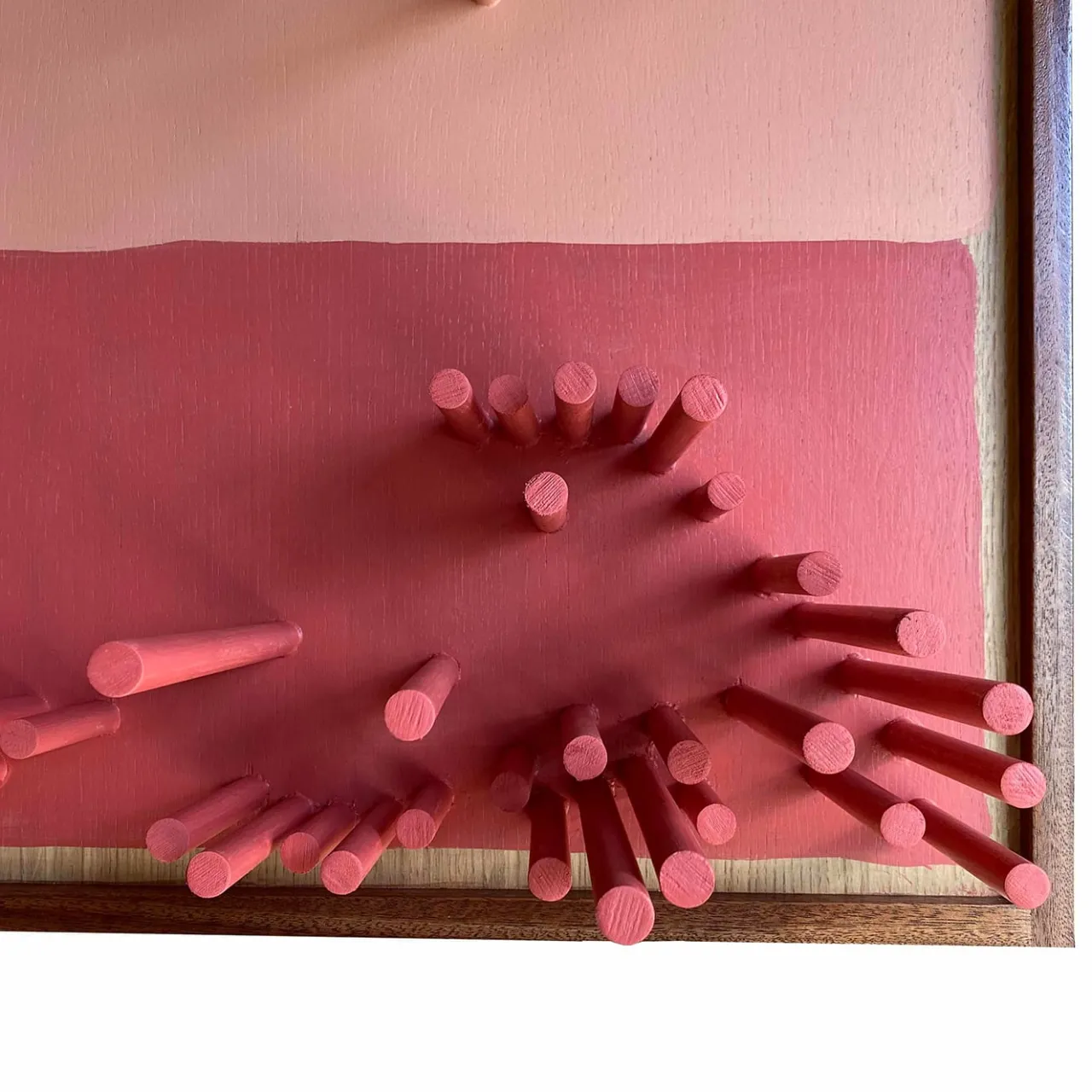 Porta Borse B Rosa Portaborse in legno di Pietro Meccani*Meccani Design Outlet