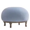 Pouf azzurro in noce di NIgel Coates*Fratelli Boffi Outlet
