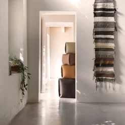 Pouf Bao in cuoio naturale di Viola Tonucci*Tonucci Collection Hot