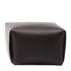 Pouf Bao in cuoio scuro di Viola Tonucci*Tonucci Collection New