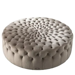 Pouf Beverly Beige*Bedding Atelier Sale