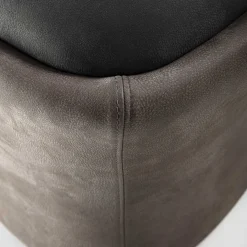 Pouf Caro bicolore marrone*Durame Outlet