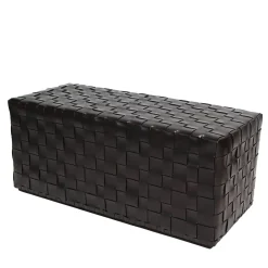 Pouf Castagno Lungo In Pelle Di Gualtiero Ballarini*Oscar Maschera Discount