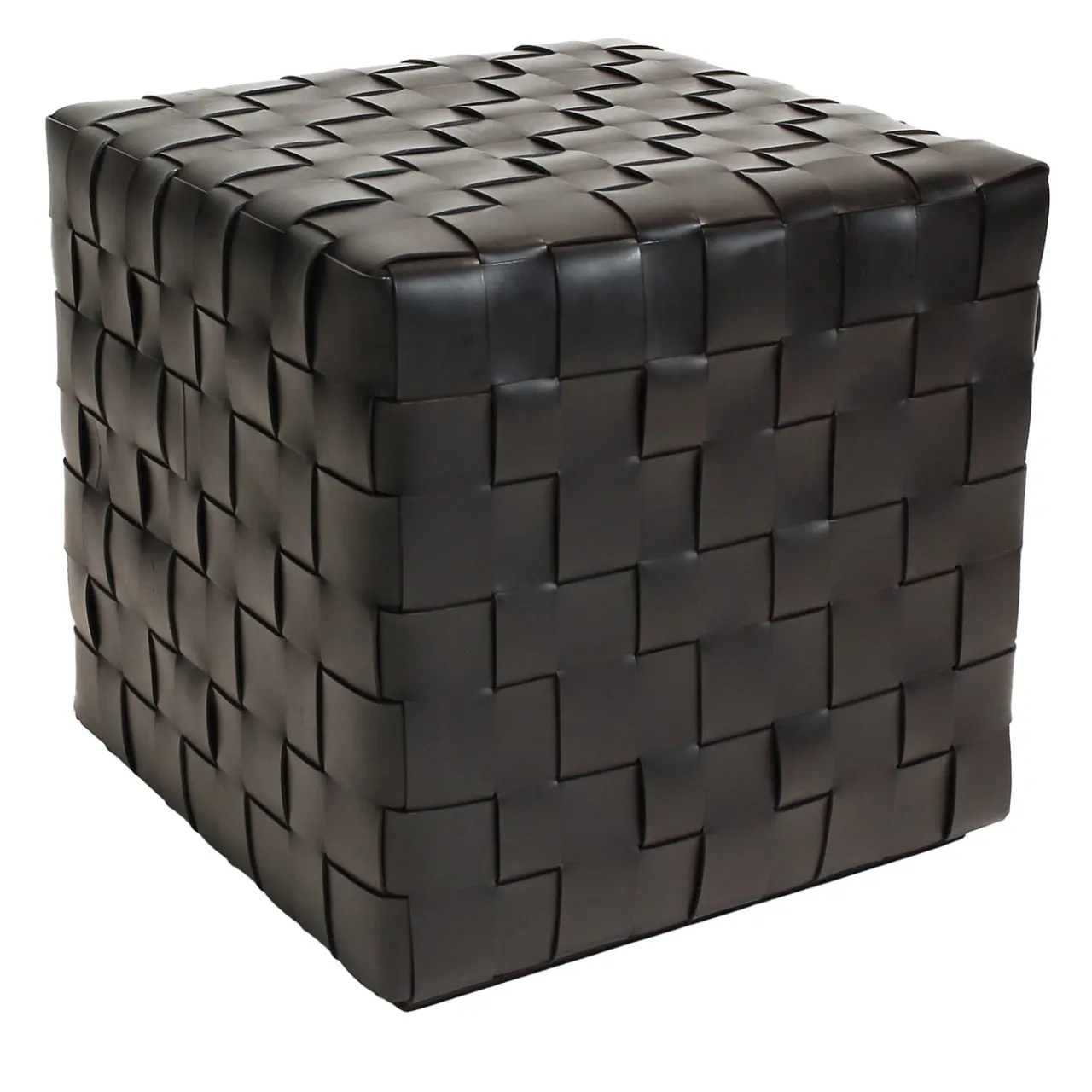 Pouf Castagno Piccolo In Pelle Di Gualtiero Ballarini*Oscar Maschera Discount