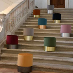 Pouf Chione Orange*Domingo Salotti Online