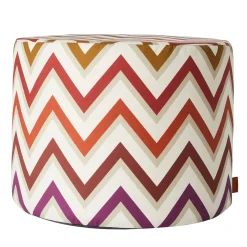Pouf Cilindrico da Esterno Watamu in Toni Rossi*Missoni Home Collection Hot