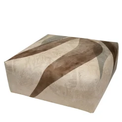 Pouf con Foglie Grandi quadrato*Instabilelab New