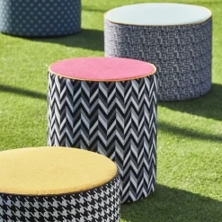 Pouf da esterno giallo Calybabu*Contardi Lighting Online