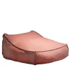 Pouf da esterno West Cay Rosa con strisce bianche*Villevenete Clearance