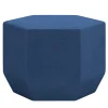 Pouf esagonale blu Tigram Small di Italo Pertichini*Adrenalina Online