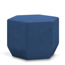 Pouf esagonale blu Tigram Small di Italo Pertichini*Adrenalina Online