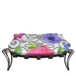 Pouf Garden White Flower di Carlo Rampazzi*Sergio Villa