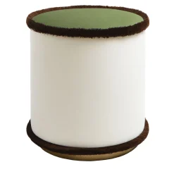 Pouf grafico marrone e verde*LO Decor Outlet