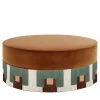 Pouf grande in velluto tabacco Treasure di Lorenza Bozzoli*Lorenza Bozzoli Couture Hot