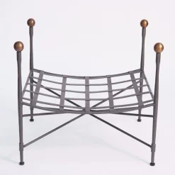 Pouf imbottito alto a trama incrociata*DMG Fiesole