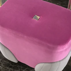 Pouf in cristallo*Morello Gianpaolo