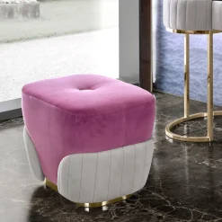 Pouf in cristallo*Morello Gianpaolo