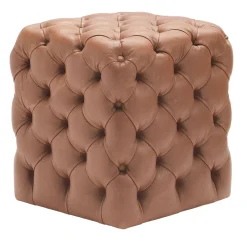 Pouf in pelle Cloud Capitonné*Pacini & Cappellini New