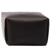 Pouf in pelle marrone scuro Big Bao di Viola Tonucci*Tonucci Collection Discount