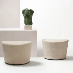 Pouf in pelle Shearling*Giobagnara Best