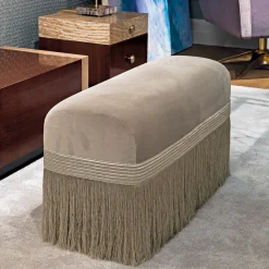 Pouf in velluto di cotone*Provasi New