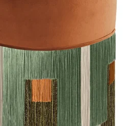 Pouf in velluto di rame Treasure Couture di Lorenza Bozzoli*Lorenza Bozzoli Couture