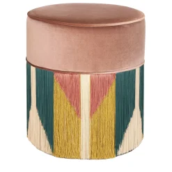 Pouf in velluto lilla Treasure di Lorenza Bozzoli*Lorenza Bozzoli Couture New