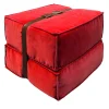 Pouf in velluto rosso Docker*DLA Design Lab Outlet