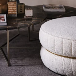 Pouf Lillo Bianco*Black Tie Clearance