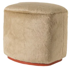 Pouf Lino Beige*Ciarmoli Queda Studio