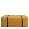 Pouf lungo Docker in velluto giallo oro*DLA Design Lab Sale