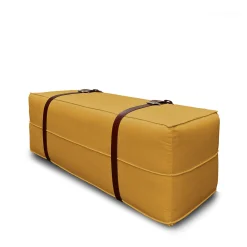 Pouf lungo Docker in velluto giallo oro*DLA Design Lab Sale