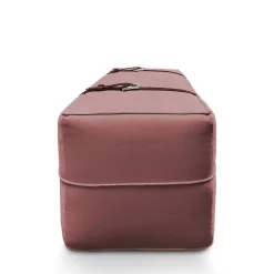 Pouf lungo Docker in velluto rosa antico*DLA Design Lab Clearance