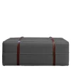 Pouf lungo in velluto grigio cenere Docker*DLA Design Lab New