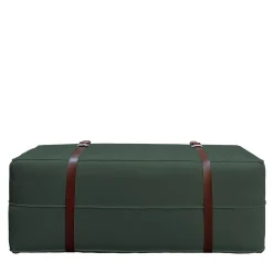 Pouf lungo in velluto verde inglese Docker*DLA Design Lab