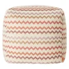 Pouf Morbido Cubico da Esterno Capri in Toni Rossi e Rosa*Missoni Home Collection Sale