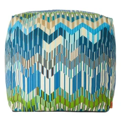 Pouf Morbido Cubico da Esterno Costiera Multicolore e in Toni Blu*Missoni Home Collection Online
