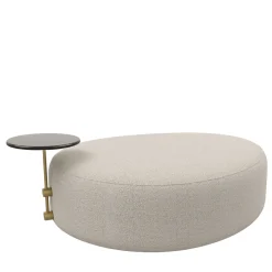 Pouf Mythos con tavolino in vetro*Marioni Clearance