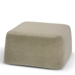 Pouf Nuda grigio a taglio quadrato di Simone Micheli*Adrenalina