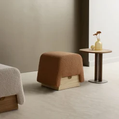 Pouf Onigiri color caramello*Morica Design Outlet