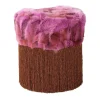 Pouf Patchwork Fuxia #1 di Lorenza Bozzoli*Lorenza Bozzoli Couture Online