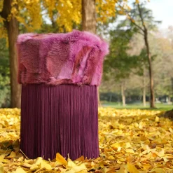 Pouf Patchwork Fuxia #2 di Lorenza Bozzoli*Lorenza Bozzoli Couture New