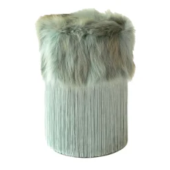 Pouf Patchwork Tiffany verde acqua di Lorenza Bozzoli*Lorenza Bozzoli Couture Online