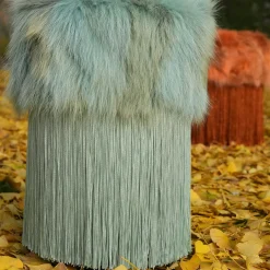 Pouf Patchwork Tiffany verde acqua di Lorenza Bozzoli*Lorenza Bozzoli Couture Online