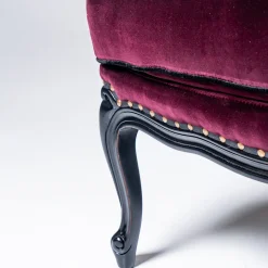 Pouf Pauline in Velluto Bordeaux*Mantellassi 1926 Discount