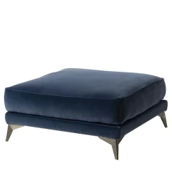 Pouf quadrato Tesla velluto blu*Mantellassi 1926 Sale