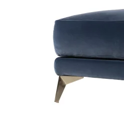 Pouf quadrato Tesla velluto blu*Mantellassi 1926 Sale
