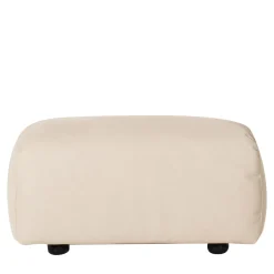 Pouf rettangolare Beluga bianco panna*Mantellassi 1926